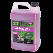 Автошампунь с воском 2в1 3D Wash N Wax 201G01 3,78 л