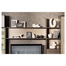 Алмаз. Любимый дом Бруна Тумба под ТВ с надстройкой (Сономе эйч темная Сономе эйч светлая)