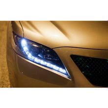 Toyota Camry 2006-2010 Фары передние  ауди Crystal LED DRL 