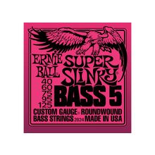 Ernie Ball 2824 струны бас 5-стр 40-125 Round Wound