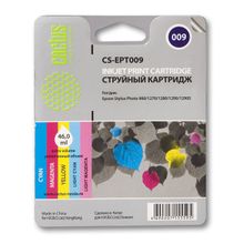 Картридж струйный Cactus CS-EPT009 многоцветный для Epson Stylus Photo 1270 1290 (46мл)