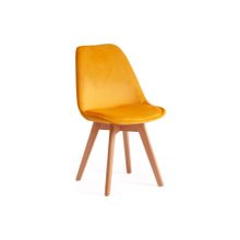 Tetchair Стул TULIP SOFT (mod. 74), желтый (HLR 41) натуральный