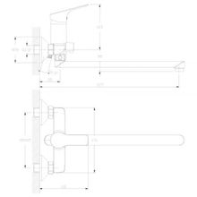 Смеситель Rossinka RS29-33 для ванны умывальника
