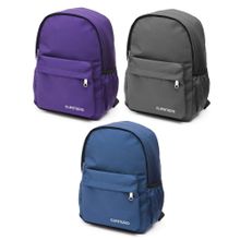 Рюкзак подростковый, 39x29x15см, 1 отделение, 3 кармана, нейлон, 3 цвета 3 цвета