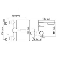 Wasserkraft Main 4102 хром для душа