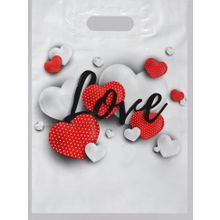 Полиэтиленовый пакет  Love  - 31 х 40 см. (223389)