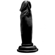 Чёрный фаллоимитатор Realistic Cock 6  - 15 см. (80153)
