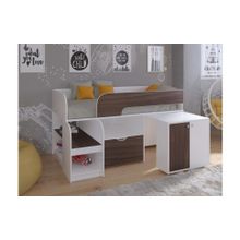 РВ-мебель Кровать-чердак Астра 9 9, белый корпус