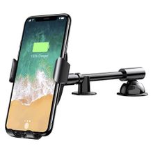 Baseus Автомобильный держатель с беспроводной зарядкой Baseus Heukji Wireless Charger Gravity Car Mount red