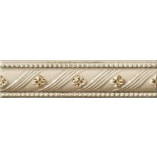 Vallelunga & Co. Rialto Tortora Listello Floreale Painted 3.5x15 см