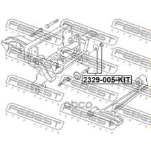 Болт С Эксцентриком (Ремкомплект) Volkswagen Transporter Multivan T4 1990-2003 Febest арт. 2329005KIT