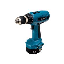 Дрель аккумуляторная MAKITA 6317 DWDE (12В, БЗП-10мм, 2скор, 60Нм, 2.1кг, 2акк-2.6Ач, кейс)