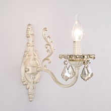 Eurosvet Бра Eurosvet Elisha 3281 1 белый с золотом тонированный хрусталь Strotskis ID - 409627