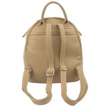 Маленький рюкзак бежевый 3391