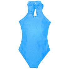 Emdi гимнастический без рукавов голубой