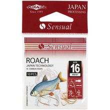 Крючки Mikado SENSUAL - ROACH № 16 G (с лопаткой) ( 10 шт.)