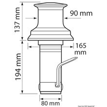 Osculati Lewmar Capstan C3 - 12 V, 02.610.12