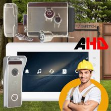 Tantos ✔ Видеодомофон под ключ для дома Mia HD + замок Classic
