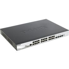 Коммутатор   D-Link   DGS-1510-28XMP  A1A   Управляемый коммутатор (24UTP 10 100 1000Mbps + 4SFP+)