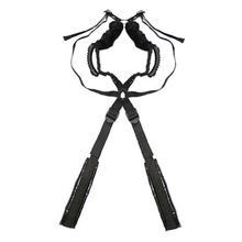 Чёрный бондажный комплект Romfun Sex Harness Bondage на сбруе (93809)