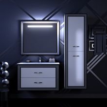Opadiris Тумба с раковиной Карат 100 серебро