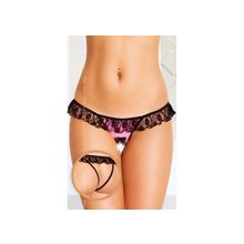 Трусики с кружевной оборкой и открытой попой 241730