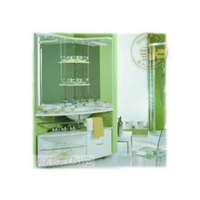 Акватон Мебель для ванной Корнер (белый) - Набор мебели стандартный (зеркало угловое, зеркало дополнительное, тумба, раковина)