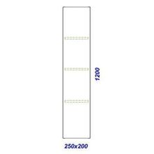 Aqwella Пенал Анкона 25 акация