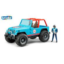 Bruder Внедорожник Cross Country Racer синий с гонщиком 02-541