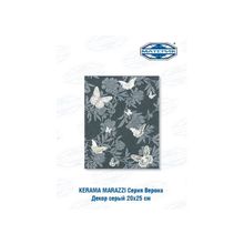 Декор Керама Марацци | Kerama Marazzi Верона серый 20х25см
