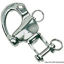 Osculati Snap-shackle w swivel for spinnaker AUSI 316 87 mm, 09.939.02