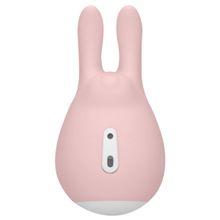 Розовый клиторальный стимулятор Love Bunny - 9,4 см.