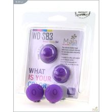 Maia Металлические шарики Wicked с фиолетовым силиконовым покрытием