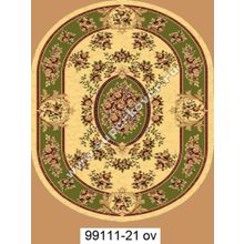 Люберецкий ковер Супер акварель  99111-21 oval, 1 x 2