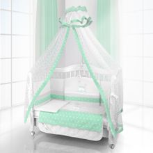Комплект постельного белья Beatrice Bambini Unico Capolino (120х60) - bianco verde