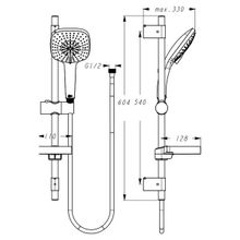 Душевой гарнитур Ideal Standard Idealrain Cube (B0008AA)