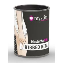 Компактный мастурбатор MasturbaTIN Ribbed Rita (135279)