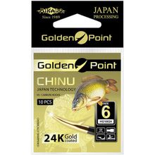 Крючки Mikado GOLDEN POINT - CHINU №  2 GB (с лопаткой) ( 10 шт.)