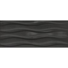 Керамическая плитка Керамин Элегия 1Т черный настенная 20х50