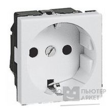 Legrand 077210 РОЗЕТКА 2К+3 С ВИНТОВЫМИ ЗАЖИМАМИ - ПРОГРАММА MOSAIC - НЕМЕЦКИЙ СТАНДАРТ - БЕЗ ШТОРОК - 2 МОДУЛЯ