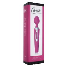 Toy Joy Розовый вибростимулятор LEGEND MASSAGER - 20 см.