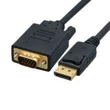 Кабель DisplayPort M - VGA M, 5.0 м, черный, Cablexpert (CCP-DPM-VGAM-5M)