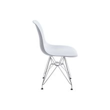 Tetchair Стул CINDY IRON CHAIR (EAMES) (mod. 002), белый 4 штуки