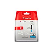 Картридж струйный Canon CLI-451XL C (6473B001) для PIXMA iP7240 MG6340 MG5440 Голубой.