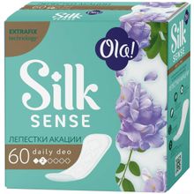 Ola! Silk Sense Daily Deo Лепестки Акации 60 прокладок в пачке