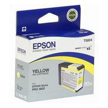 Картридж  Epson (C13T580400) для Stylus Pro 3800 (80 мл) Желтый