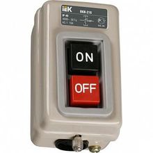 Выключатель кнопочный ВКИ мм? 400В, IP40, Красный+черный | код. KVK20-10-3 | IEK