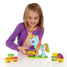 PLAY-DOH (Hasbro) Hasbro Play-Doh B0011 Игровой набор "Стильный салон Рэйнбоу Дэш" B0011