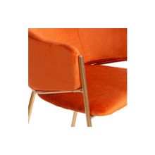 Tetchair Кресло KRONOS (mod. 8158), рыжий золотые ножки