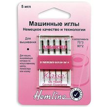 Hemline Машинные иглы - вышивальные